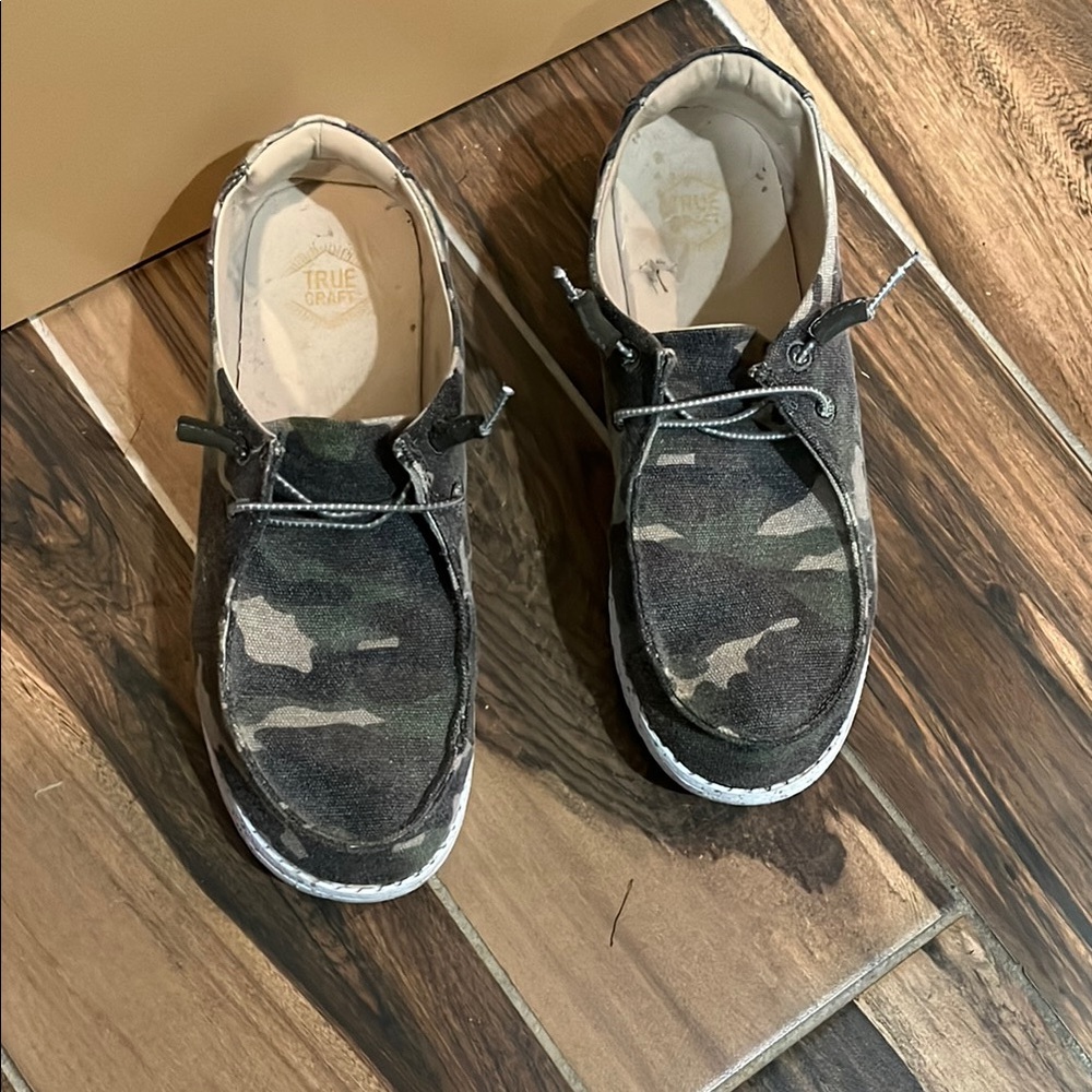 Camouflage Slip-On Shoes